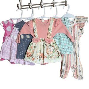 6-Piece Baby Girl Clothes Bundle (3-6 Months)